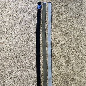 Three Nike belts